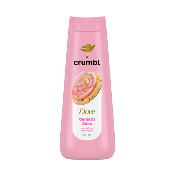 Dove Crumbl Moisturizing Liquid Body Wash Confetti Cake, 20 oz - Picture 1 of 5
